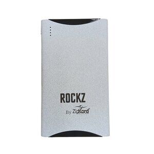 ZipKord Rockz Power Bank Portable USB Charger Lithium Battery 5V 4000 mAh Gray